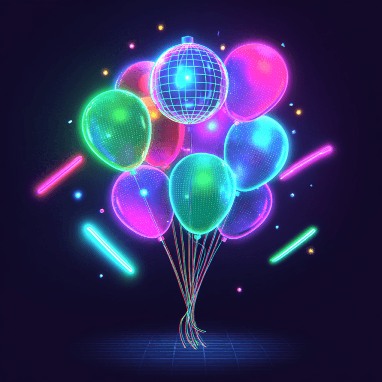 מסיבת ניאון – איך להפוך יום הולדת רגיל לחוויה זוהרת שילדים לא ישכחו