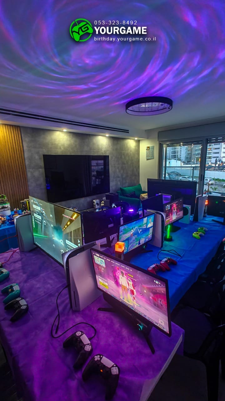 Yourgame יום הולדת גיימינג