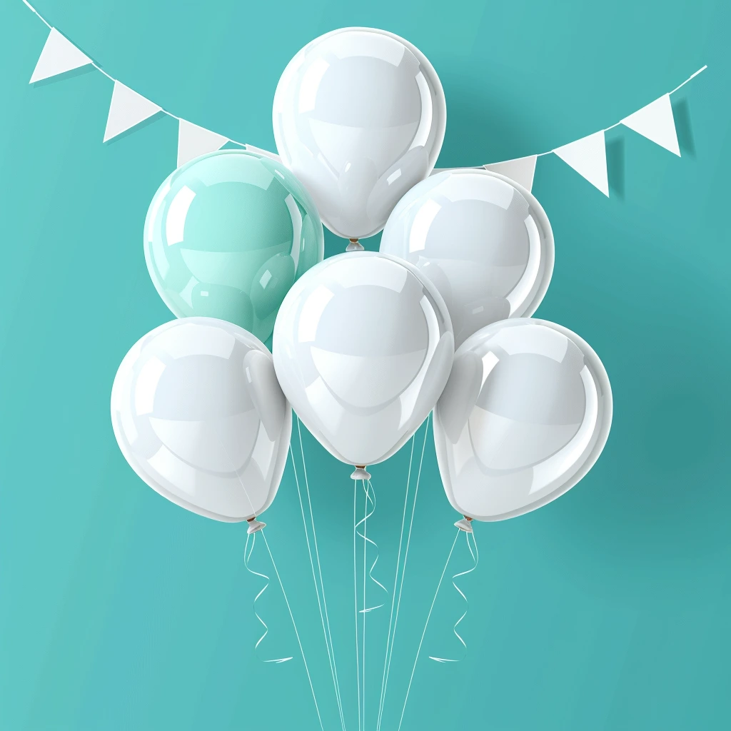בלונים וקישוטים ליום הולדת